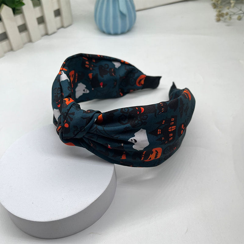 Wholesale  funny knotted satin headband